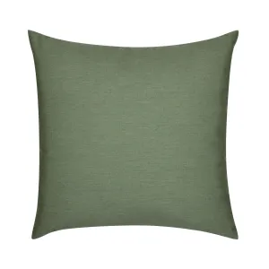 17" Square Elaine Smith Pillow  Canvas Fern