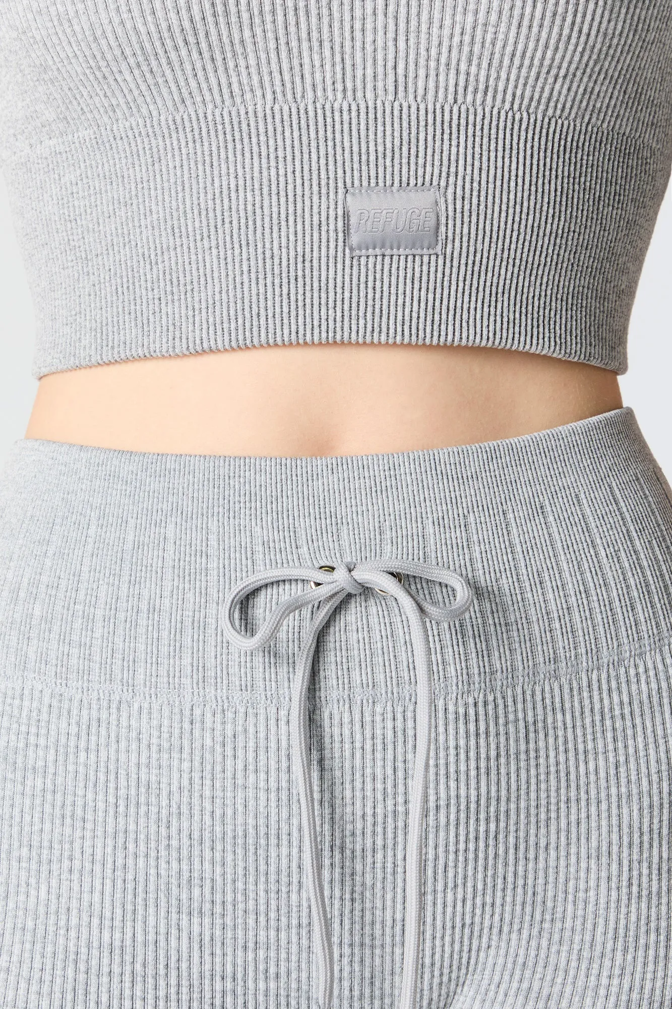 Active Seamless Ribbed Cropped Tank