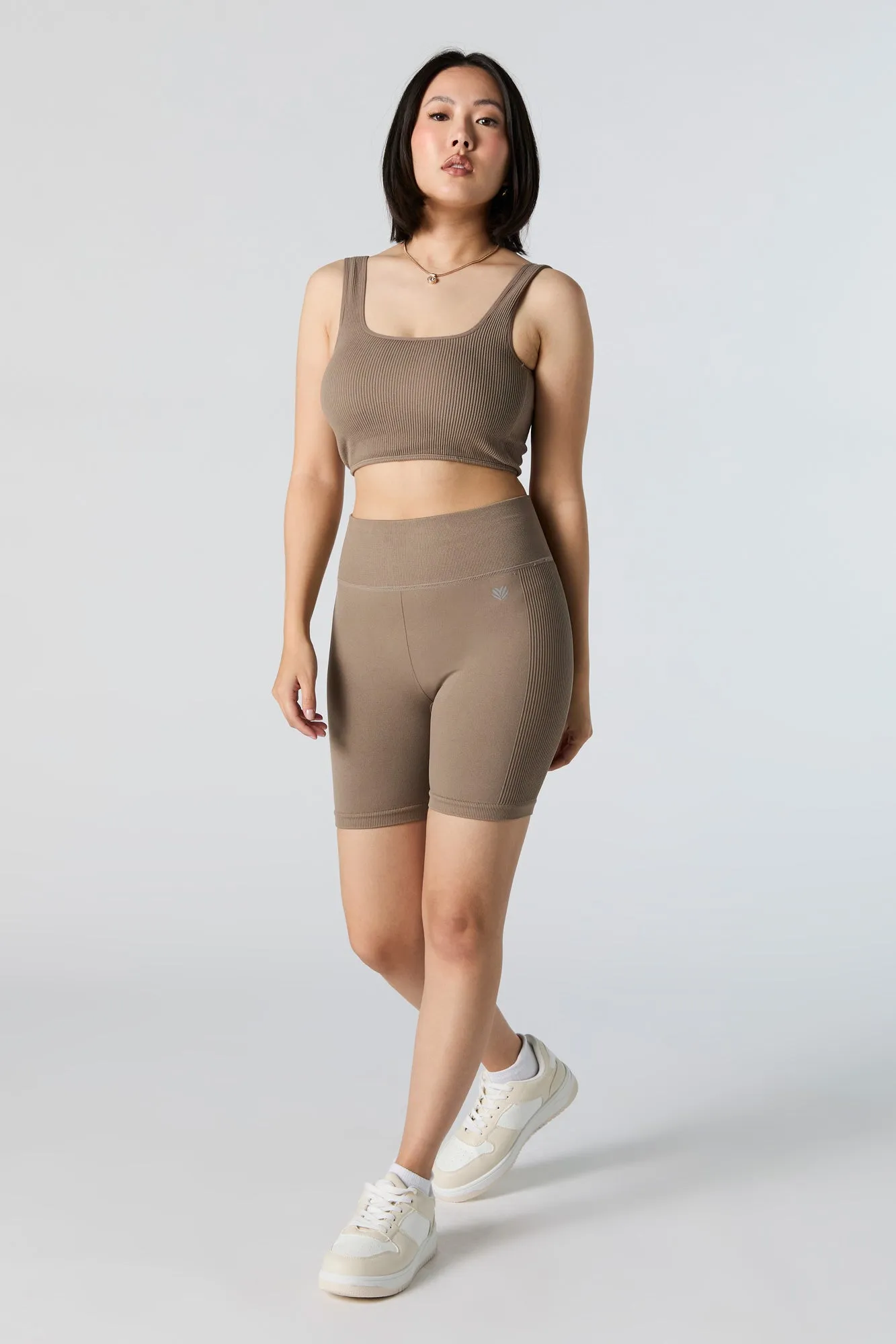 Active Seamless Side Ribbed Biker Short