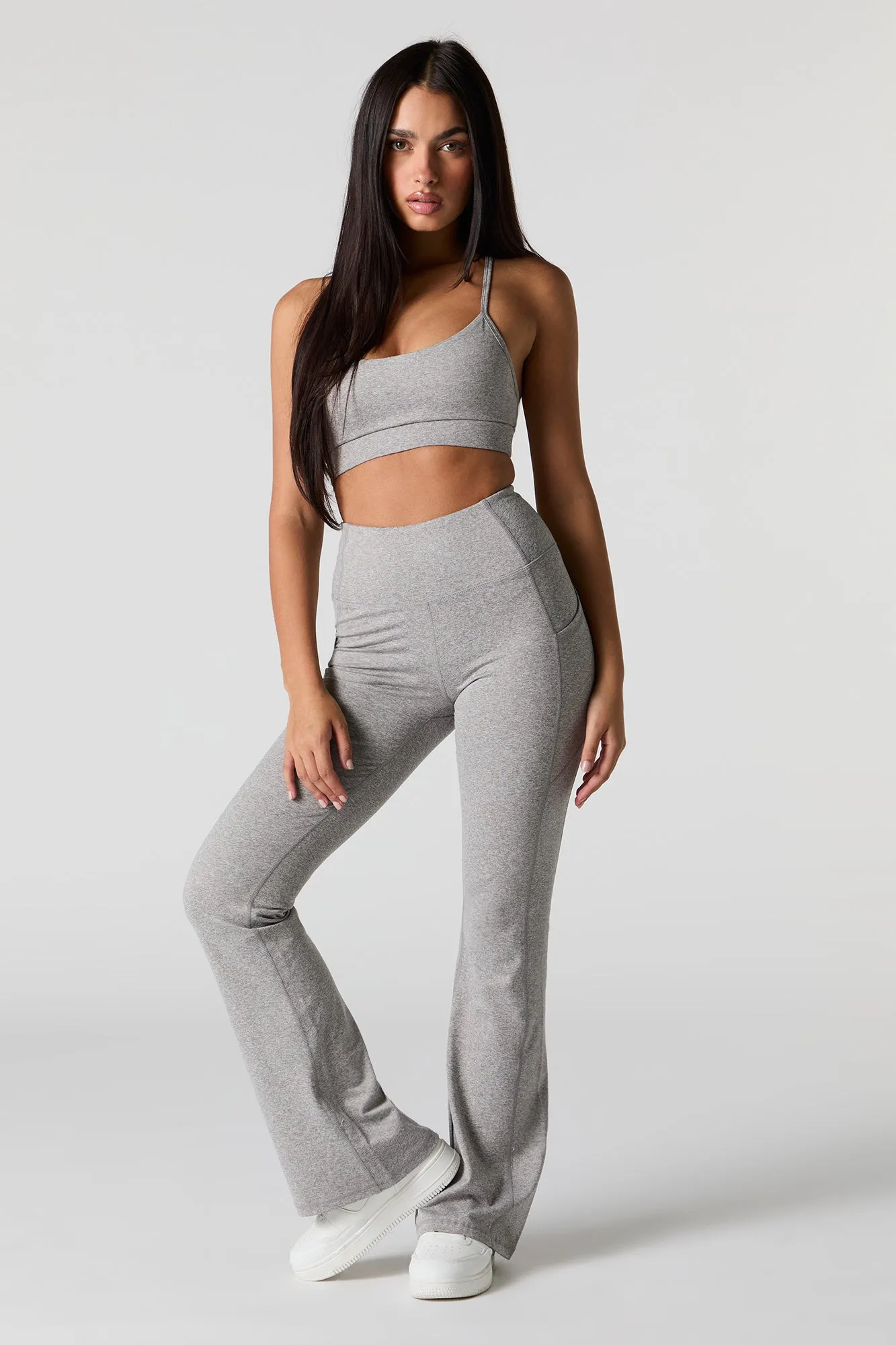 Active Side Pocket Flare Legging