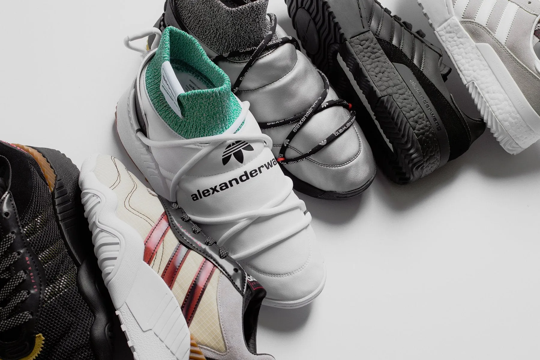 Adidas x Alexander Wang AW BBall Soccer - Clear Granite/Clear Granite/Core White