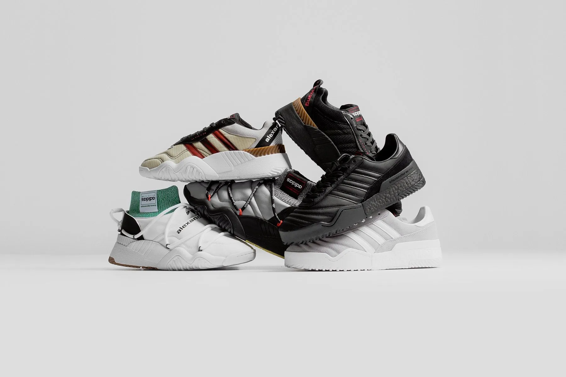 Adidas x Alexander Wang AW BBall Soccer - Clear Granite/Clear Granite/Core White