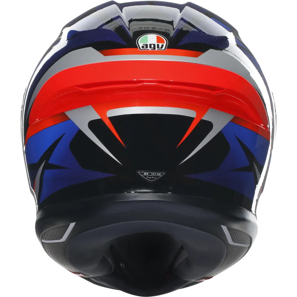 AGV K6-S Slashcut - Black / Blue / Red