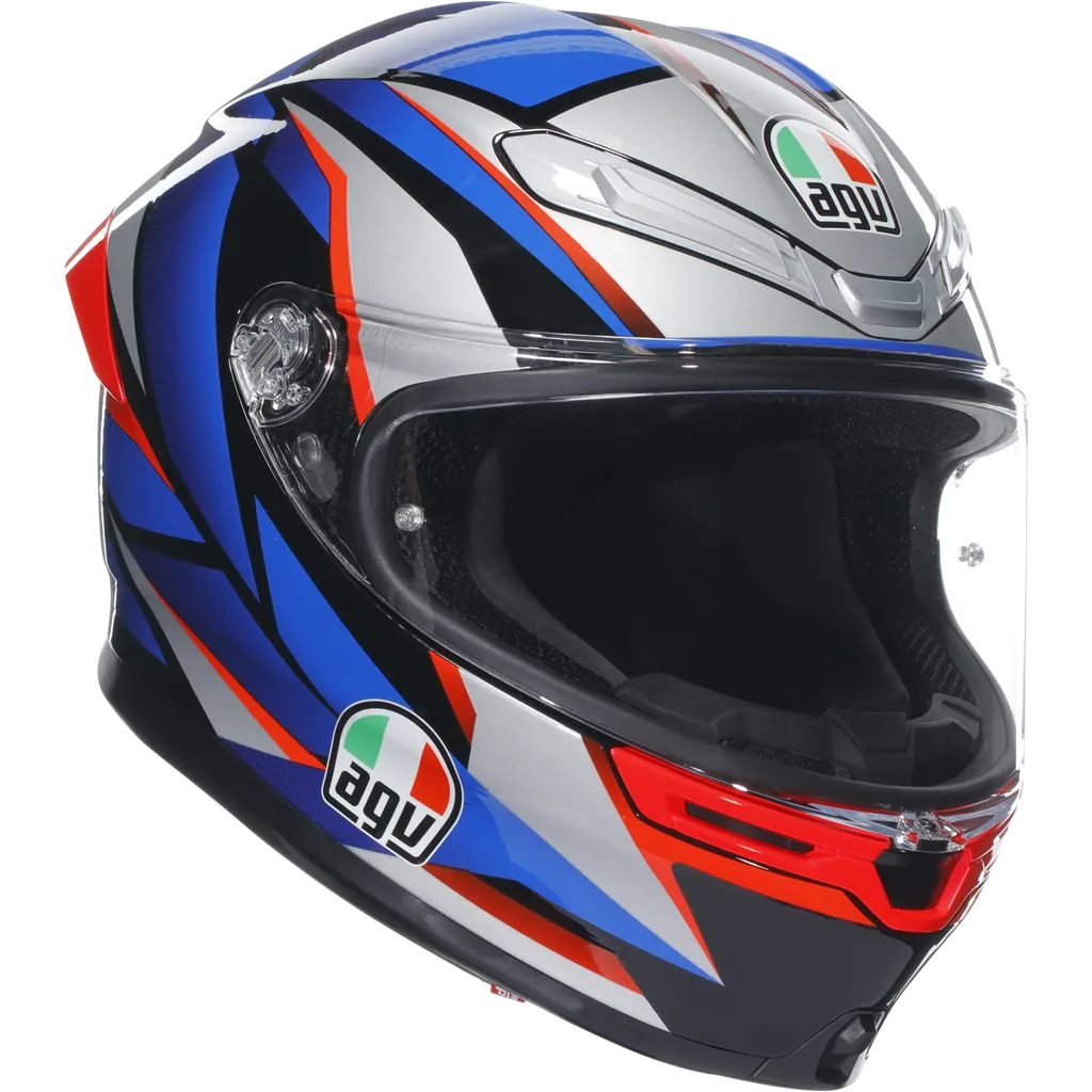 AGV K6-S Slashcut - Black / Blue / Red