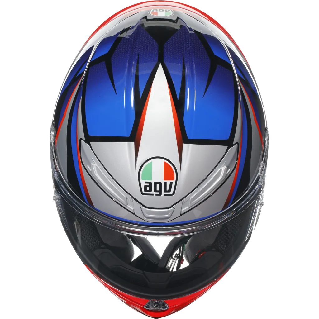 AGV K6-S Slashcut - Black / Blue / Red