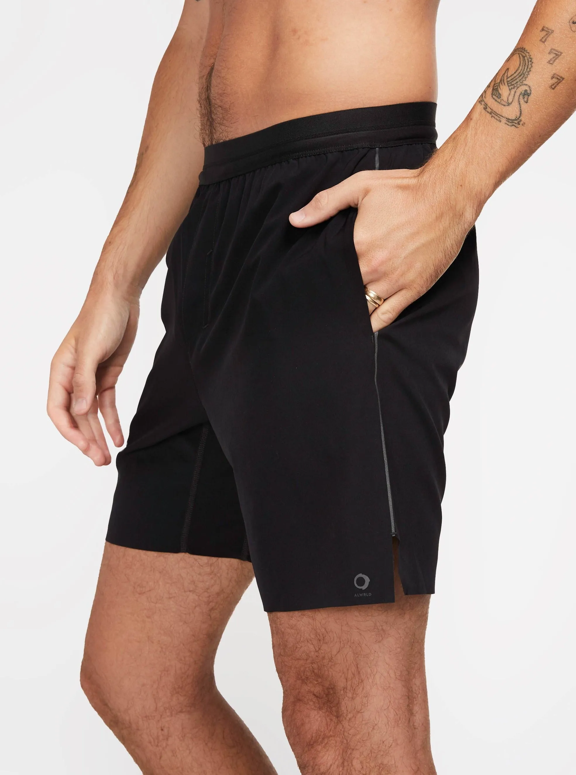 ALRN 7" Hi Viz Short - Black