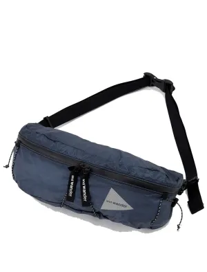 And Wander Sil Waist Bag Blue