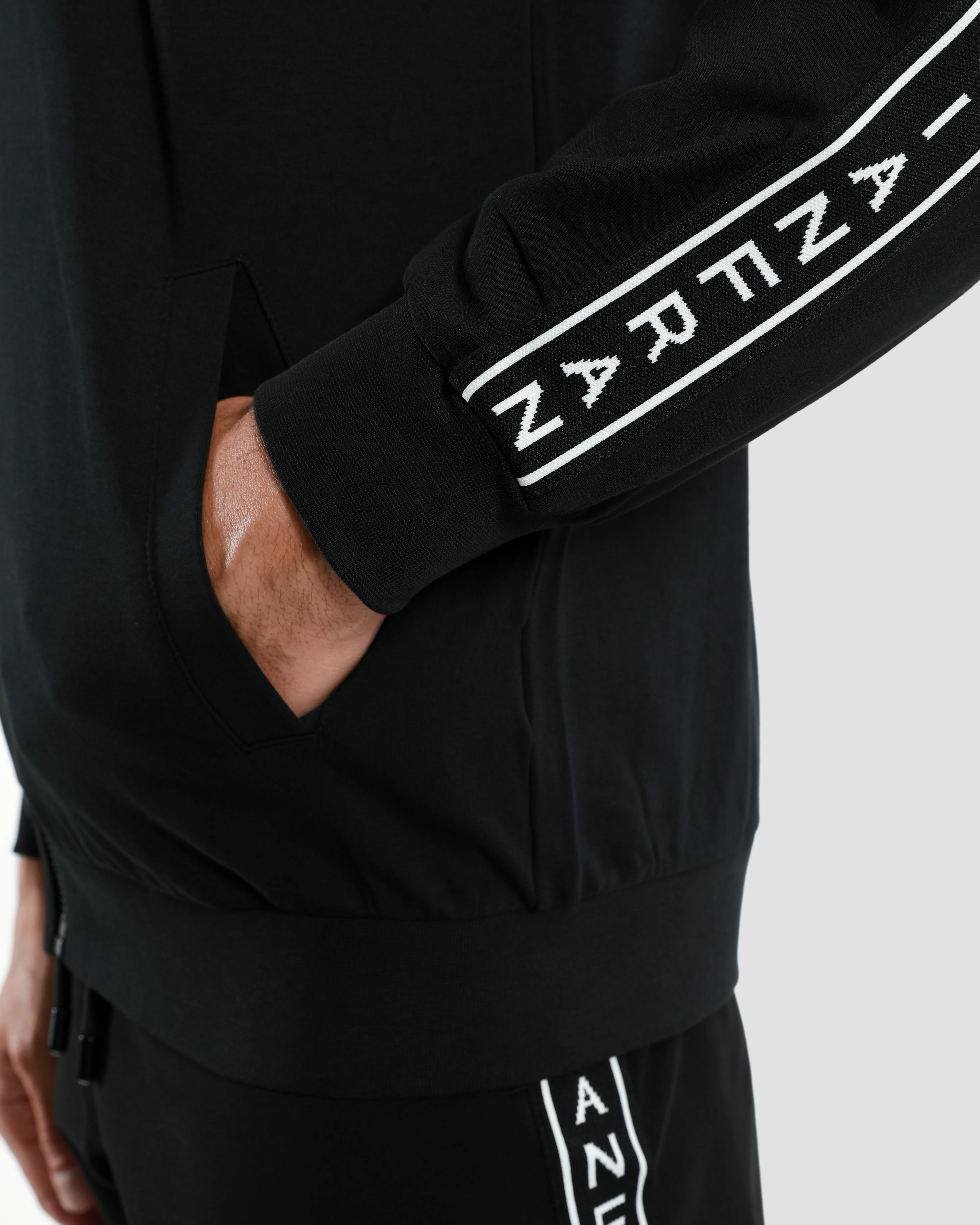 Brand Taped Sleeve Tracksuit Jacket