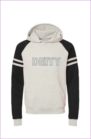 Deity Varsity Black Colorblocked Raglan Hoodie