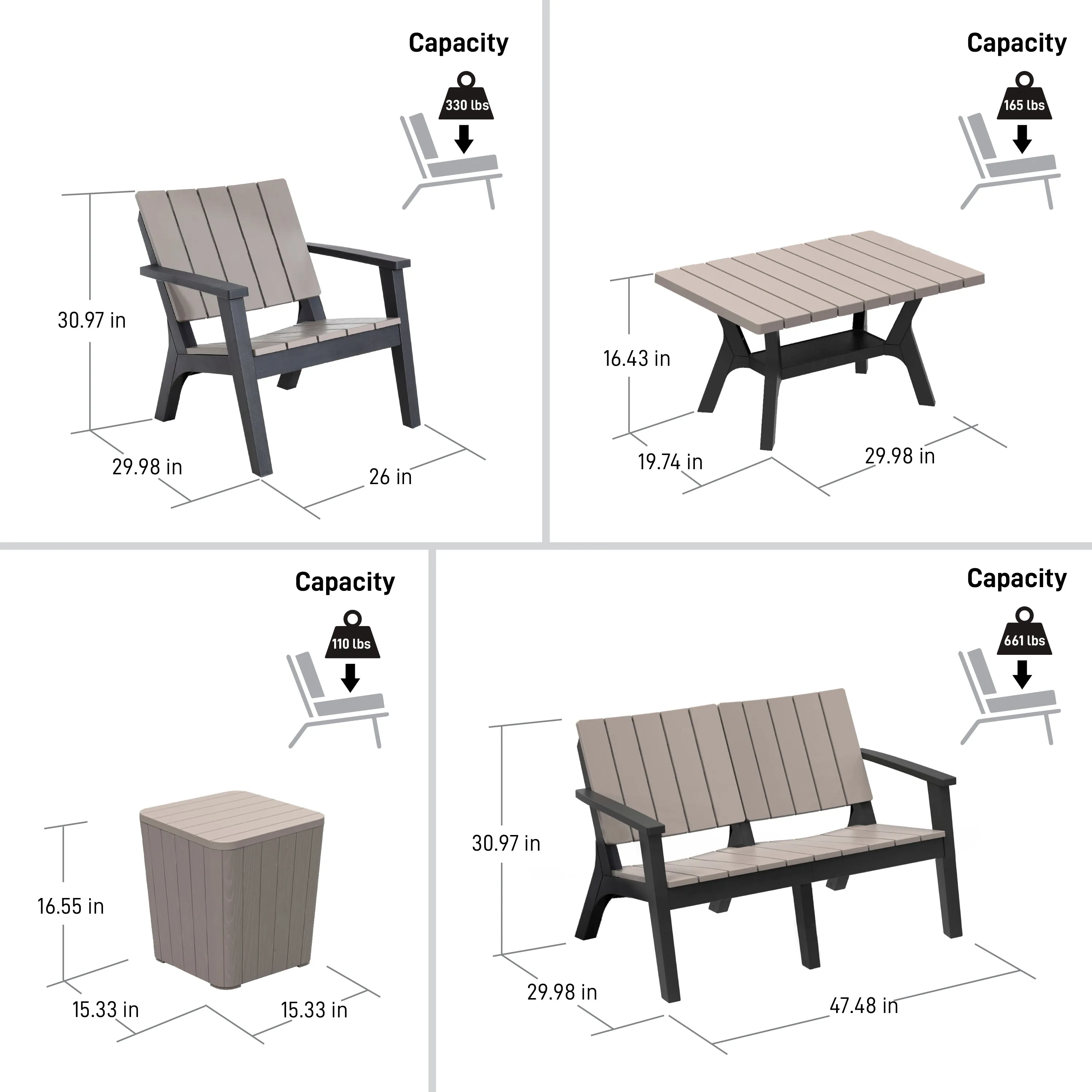 Enzo (7 Piece) Patio Sofa Seating Set