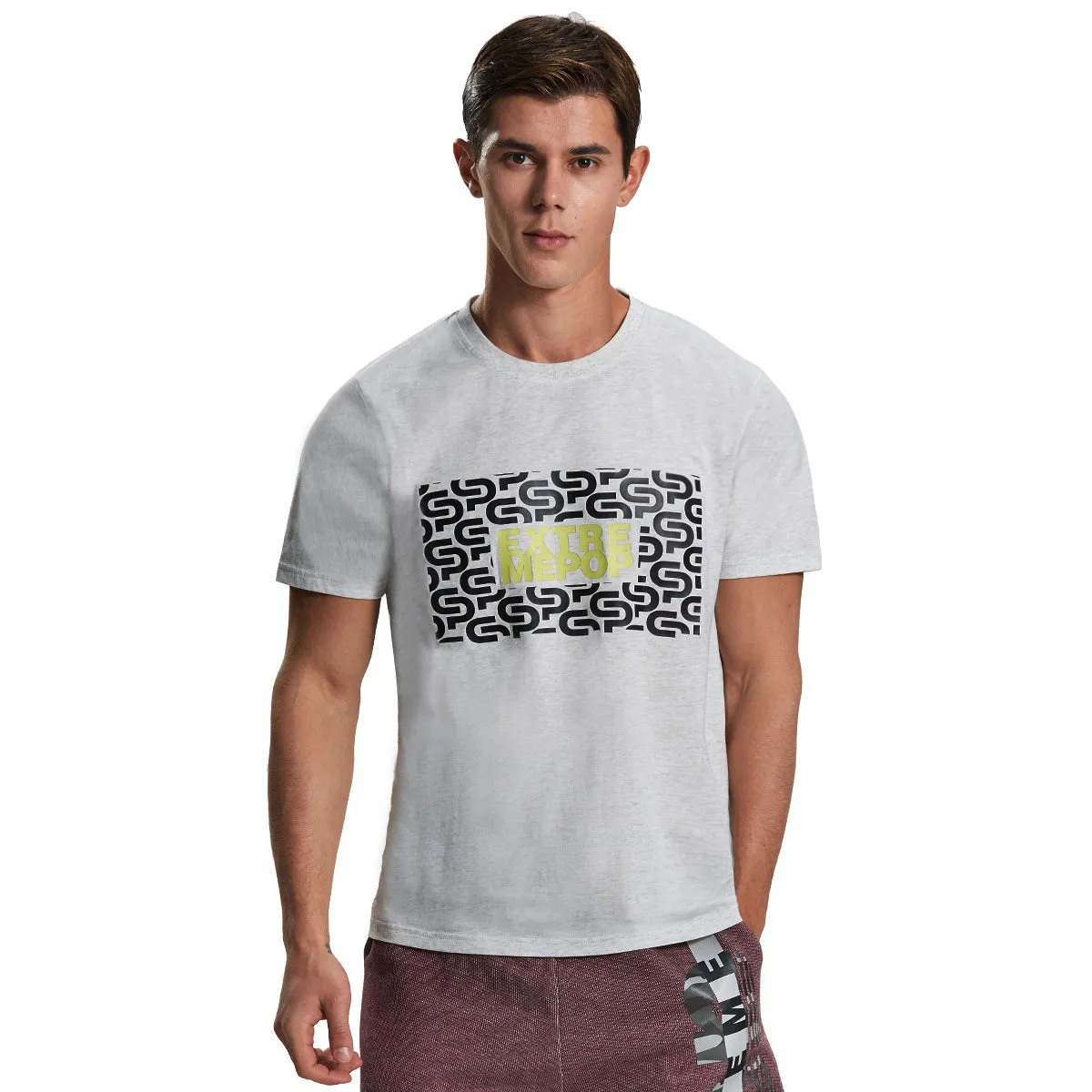 Extreme Pop Mens Printed Summer Sports T-Shirt Organic Cotton