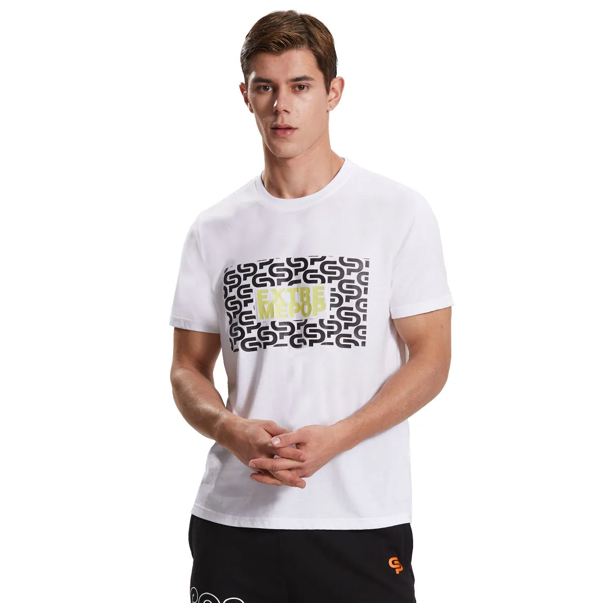 Extreme Pop Mens Printed Summer Sports T-Shirt Organic Cotton