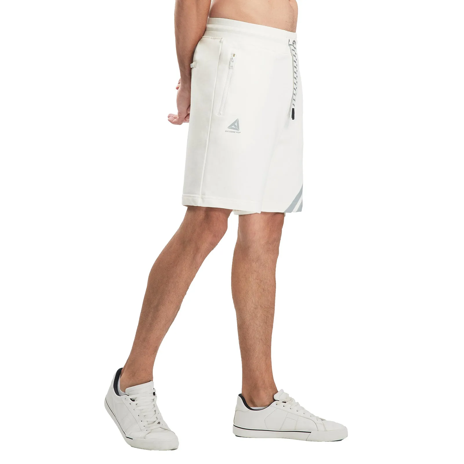 Extreme Pop Mens Sports Shorts with pokets in cotton French Terry XS-XXXL MP7003