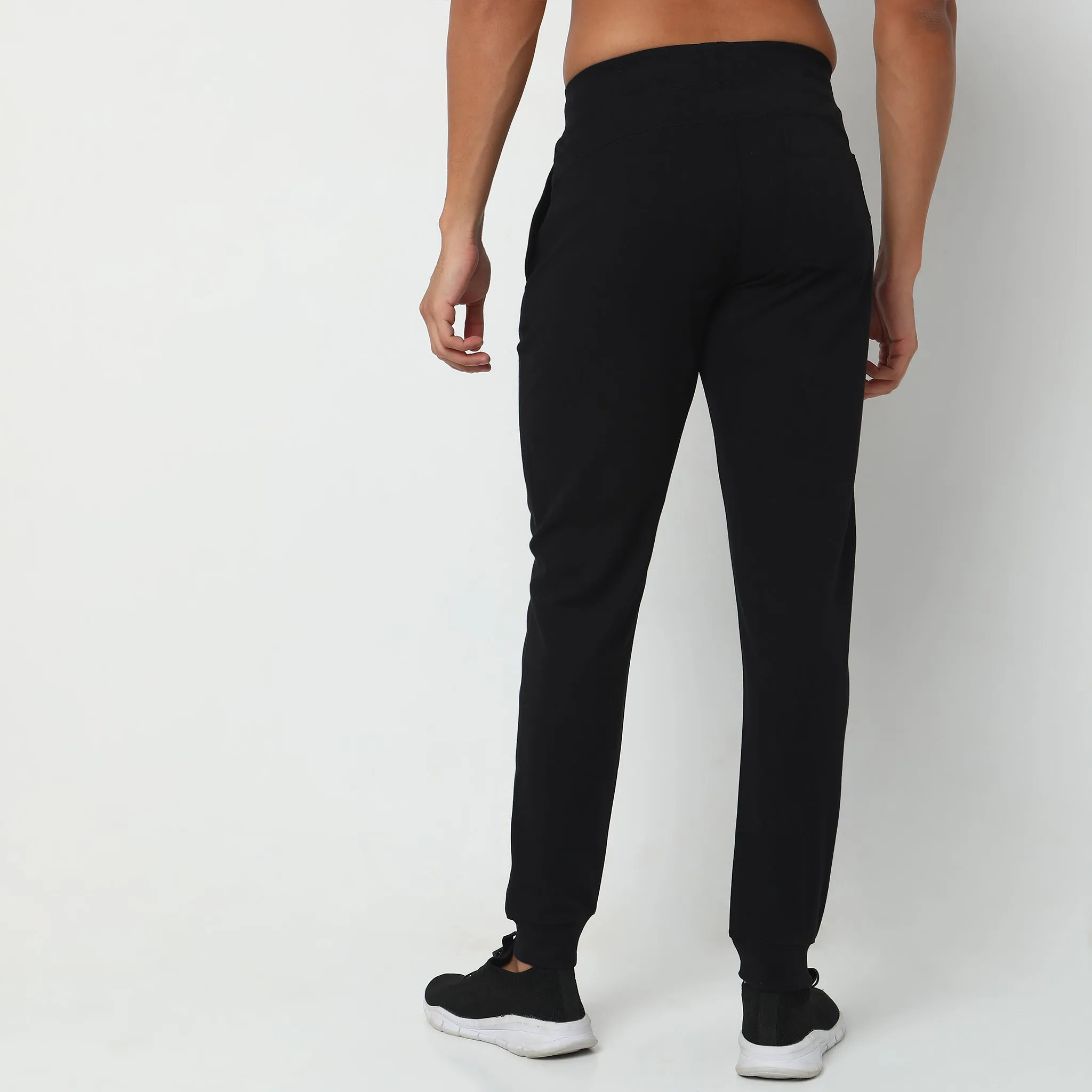 Flex Pants with Secure Mobile Pocket - Mid Rise Joggers