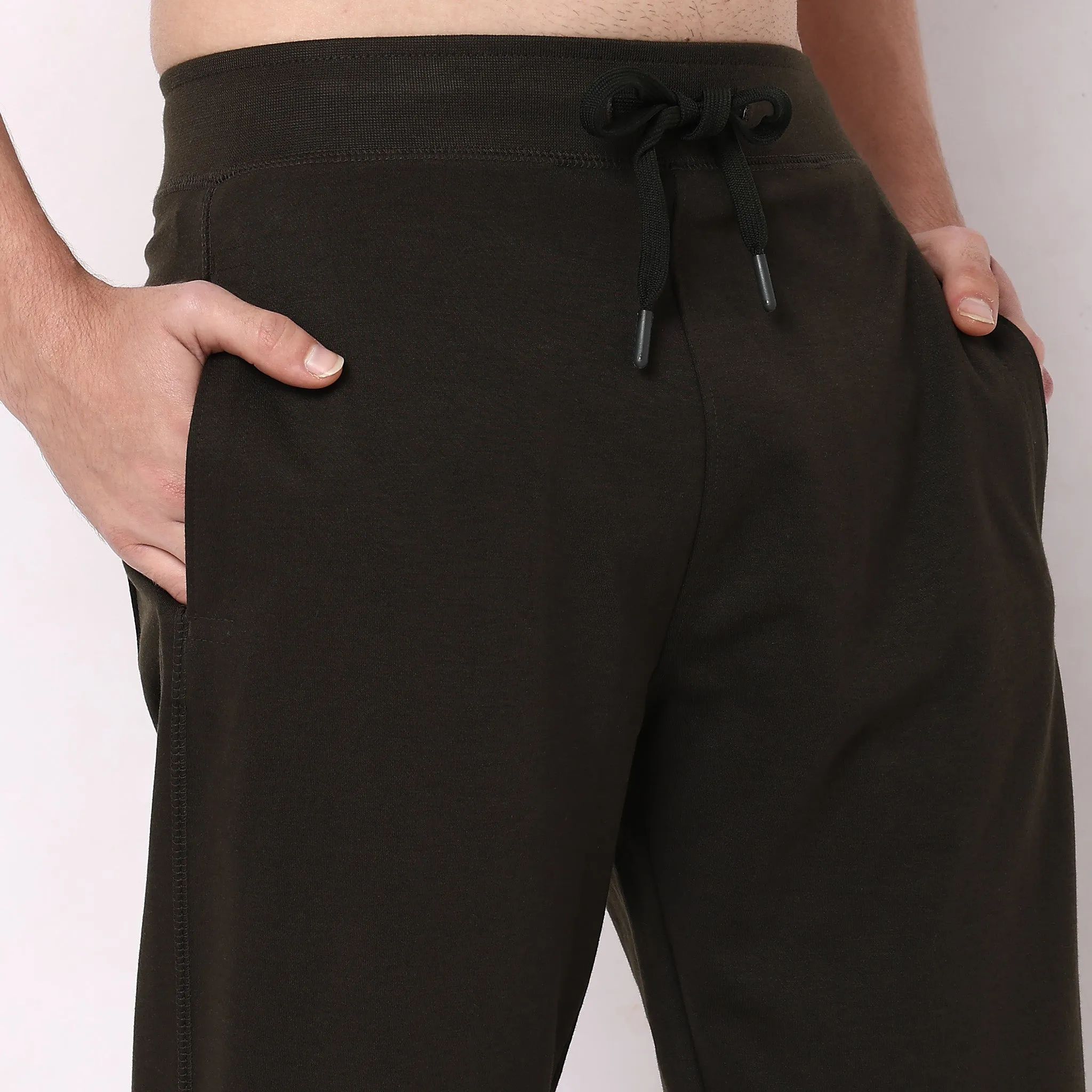 Flex Pants with Secure Mobile Pocket - Mid Rise Joggers