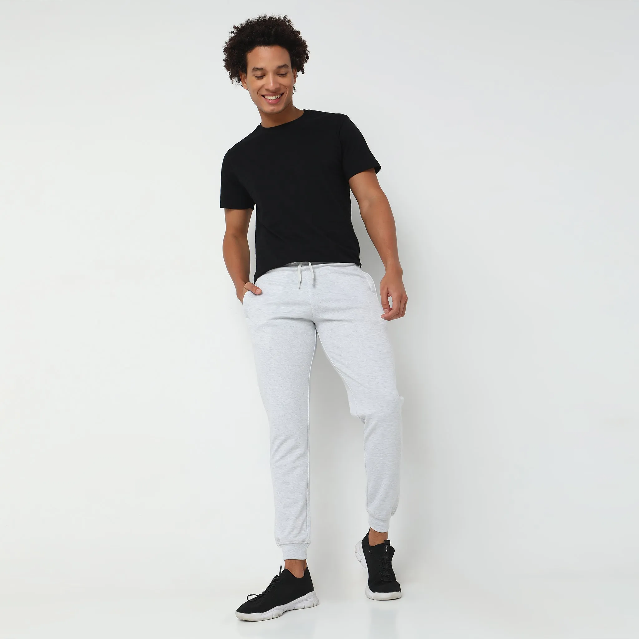 Flex Pants with Secure Mobile Pocket - Mid Rise Joggers