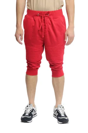 French Terry Biker Jogger Shorts