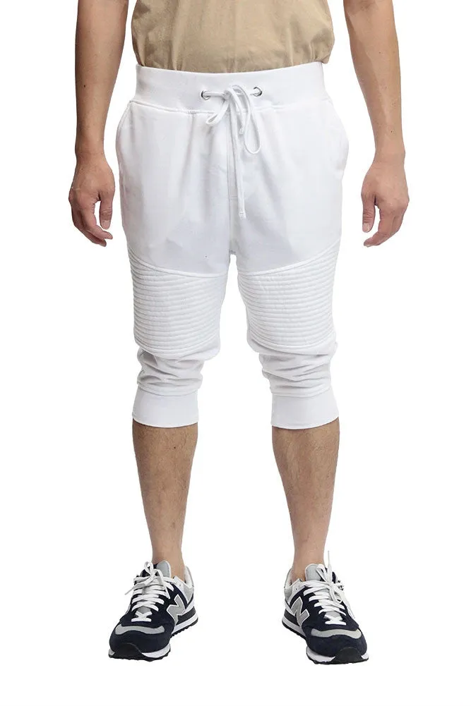 French Terry Biker Jogger Shorts