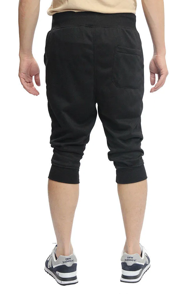 French Terry Biker Jogger Shorts