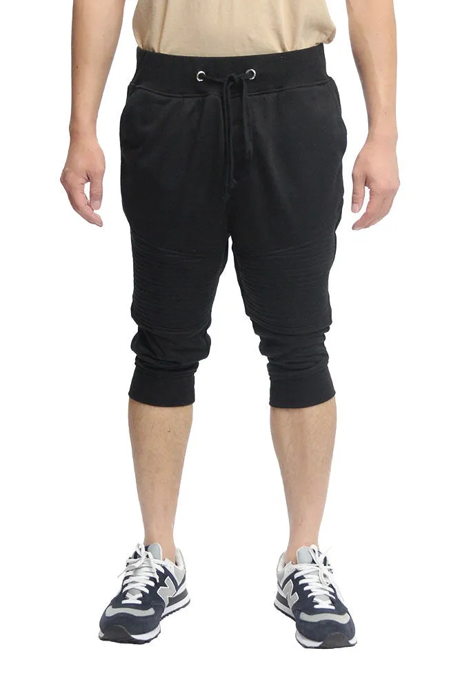 French Terry Biker Jogger Shorts