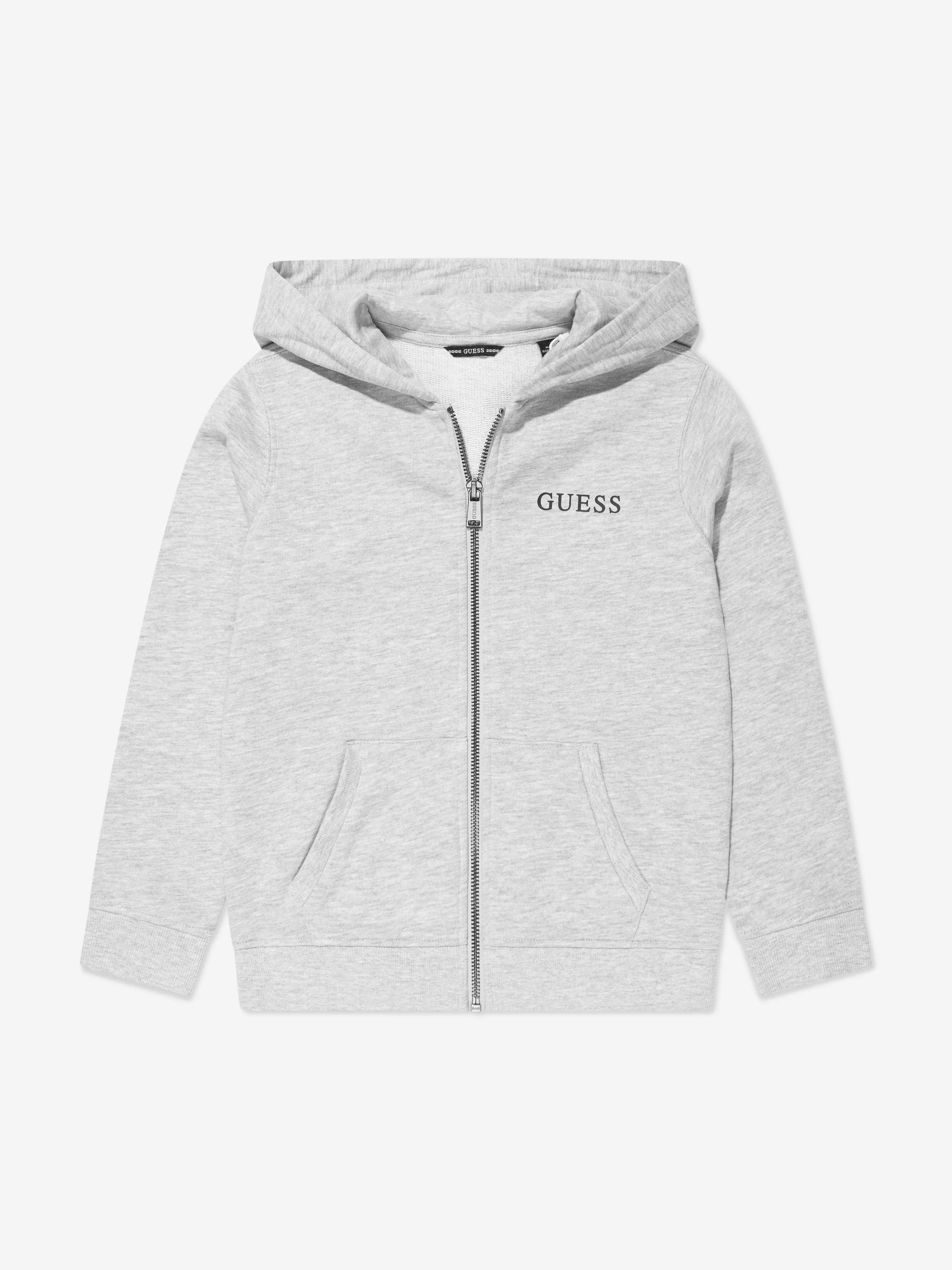 Guess Boys Zip Up Top in Grey