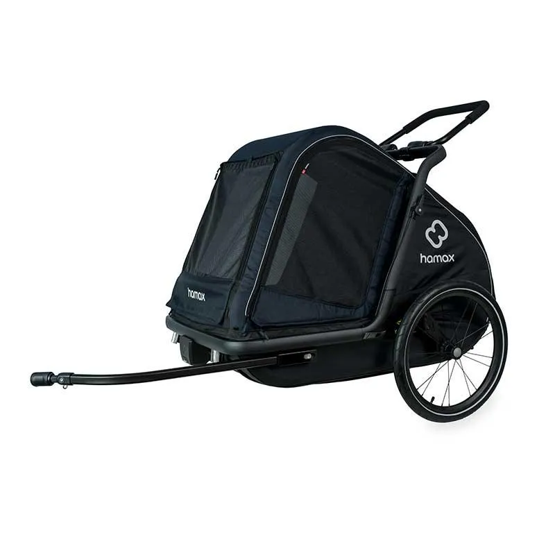 Hamax Pluto Dog Pram & Dog Bike Trailer | Large | Navy | ETA Mar 2024