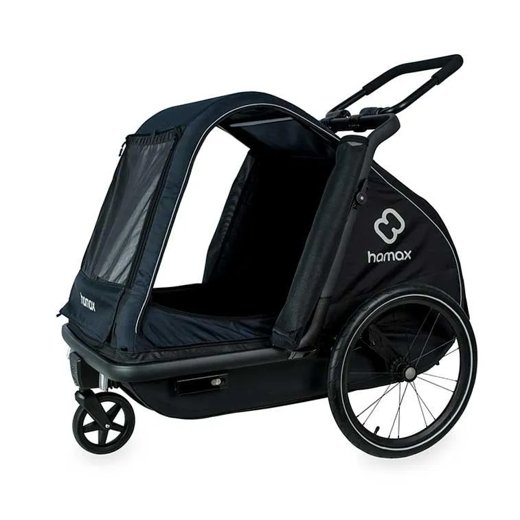 Hamax Pluto Dog Pram & Dog Bike Trailer | Large | Navy | ETA Mar 2024