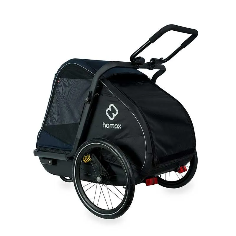 Hamax Pluto Dog Pram & Dog Bike Trailer | Large | Navy | ETA Mar 2024