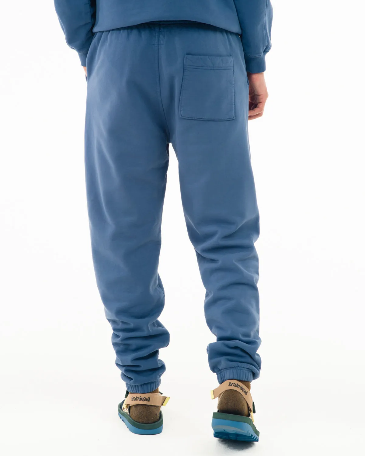 Heavyweight Embroidered Sweatpants - Blue