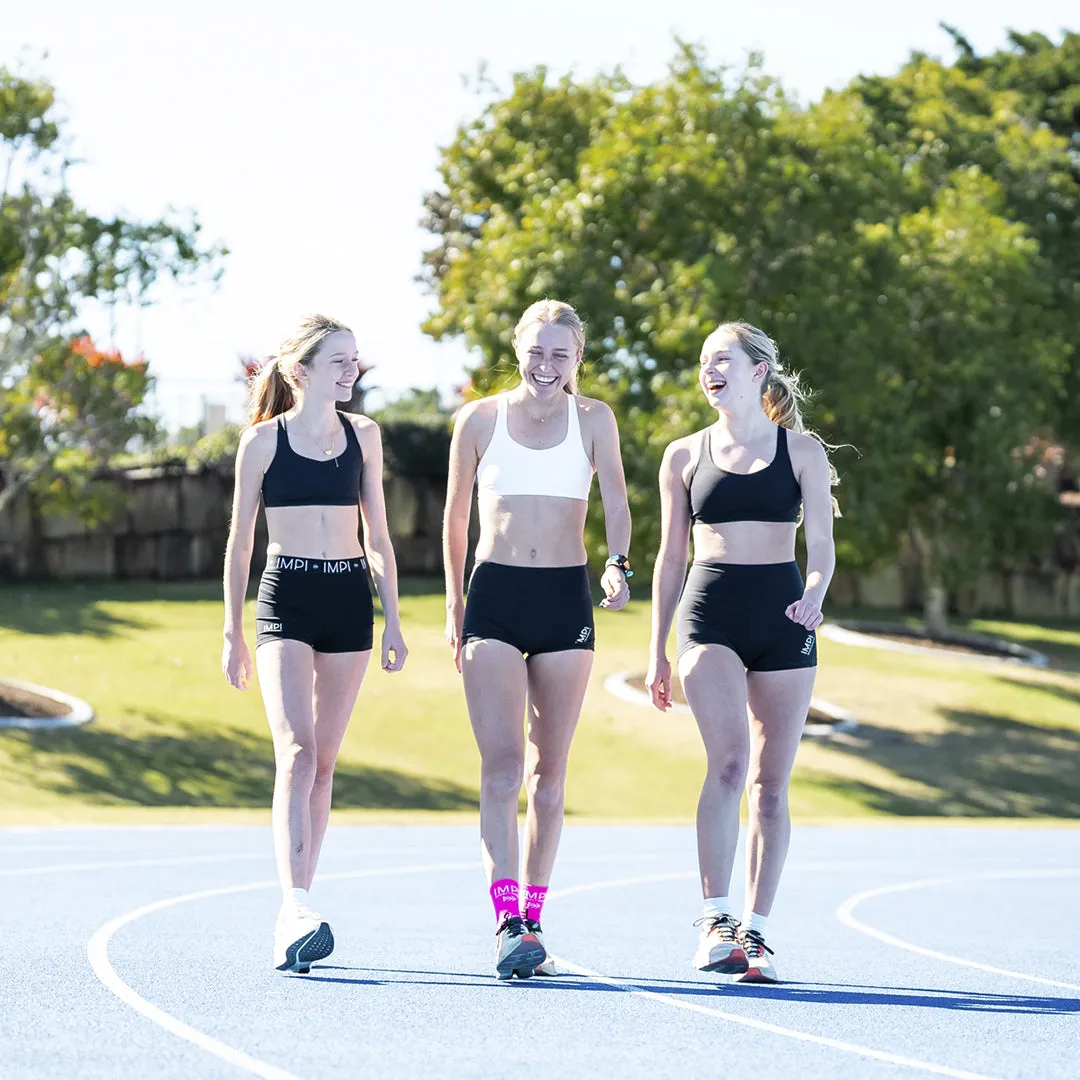 IMPI High Waisted Running Shorts - Black