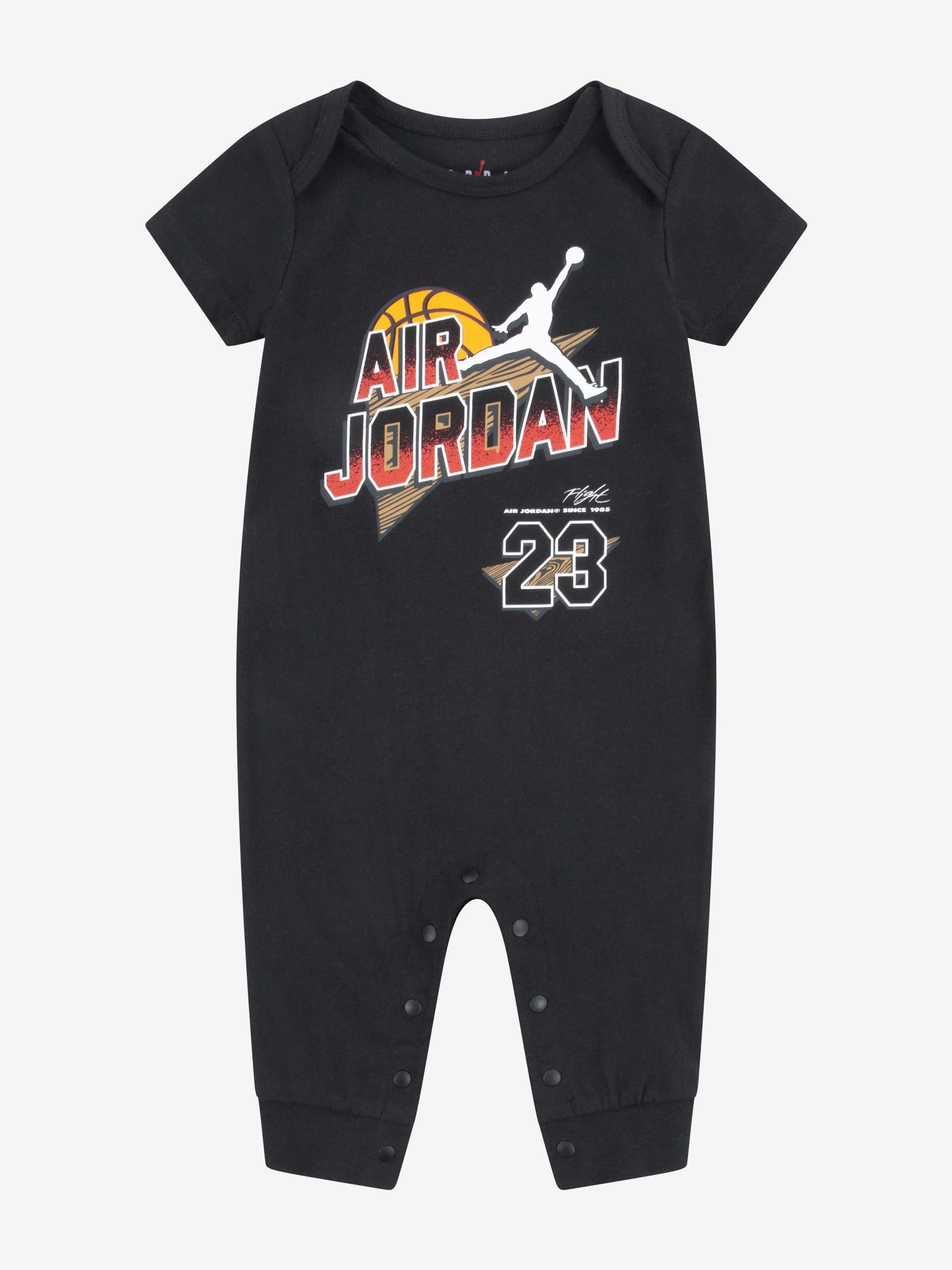 Jordan Baby Air Jordan Flight Romper in Black