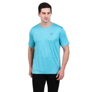 KI Activewear Sky Blue Men's Performance T-Shirt - Lightweight, Breathable, and Stylish