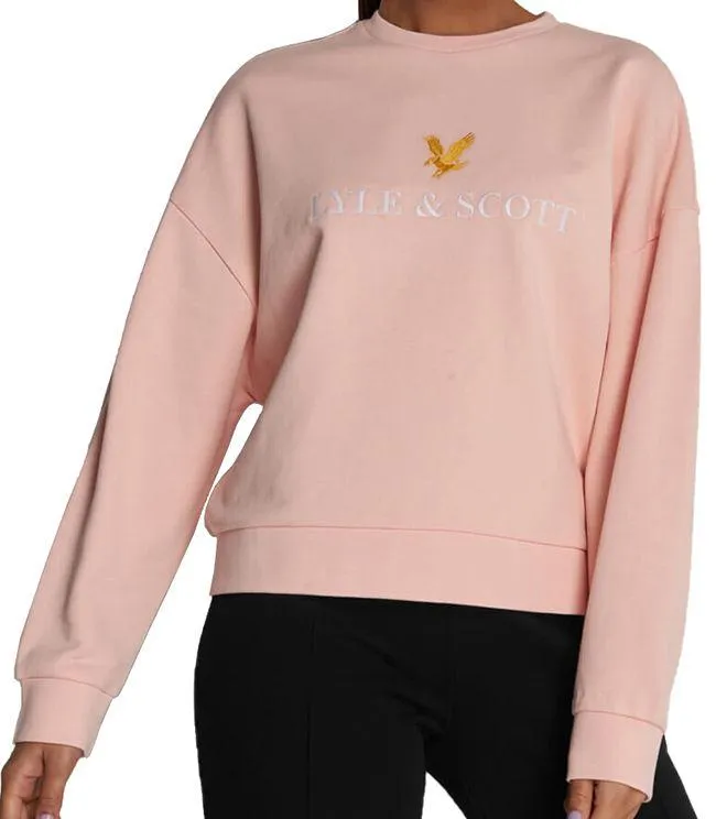 Lyle and Scott Womens Archive Sweatshirt Rosewater