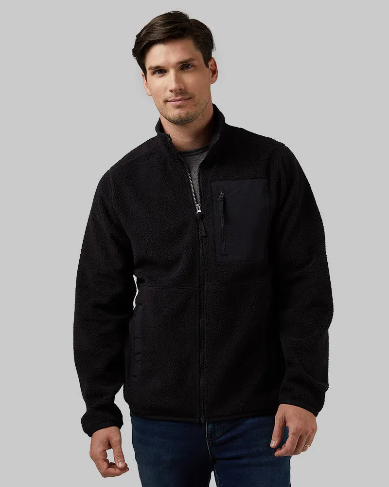 MEN'S OUTDOOR SHERPA FULL ZIP JACKET