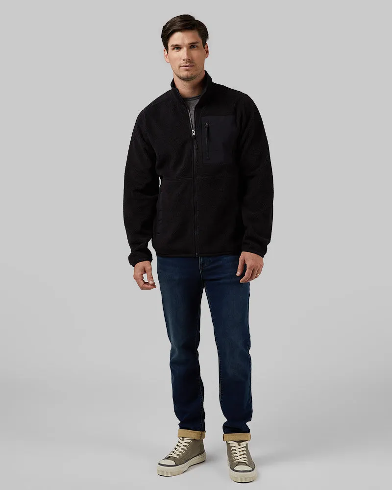 MEN'S OUTDOOR SHERPA FULL ZIP JACKET