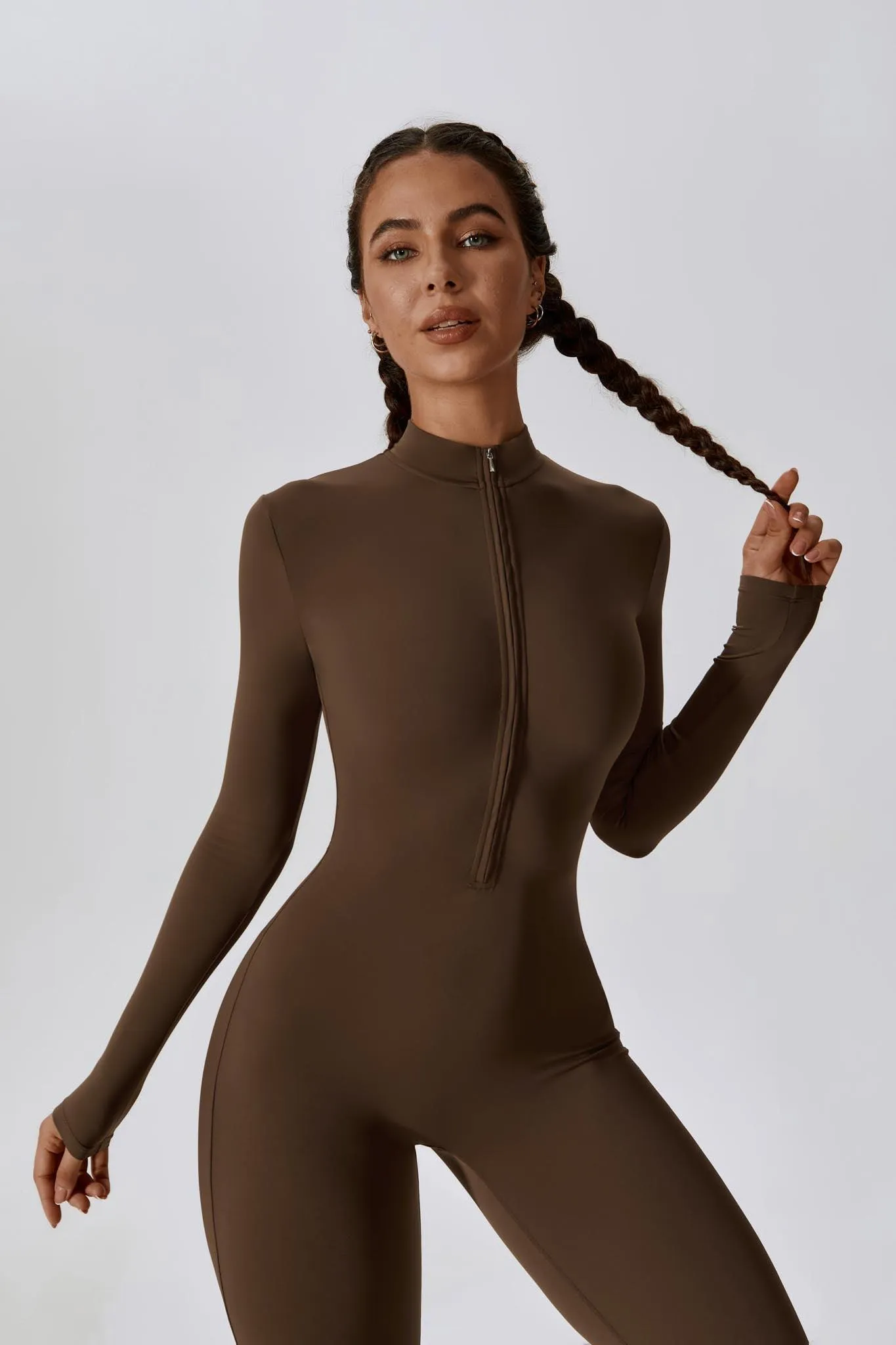 Mia Jumpsuit - Mocha