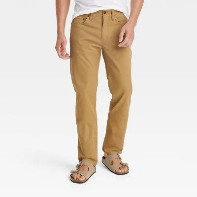 New - Goodfellow & Co Men's Slim Leg Standard Fit Ankle Tapered 5-Pocket Pants