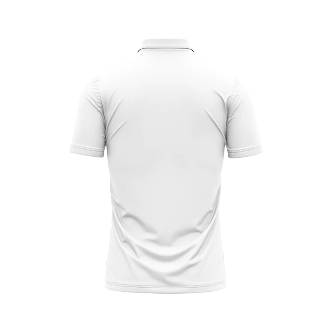 Next Print Customized Polo Neck White Jersey NPTS15