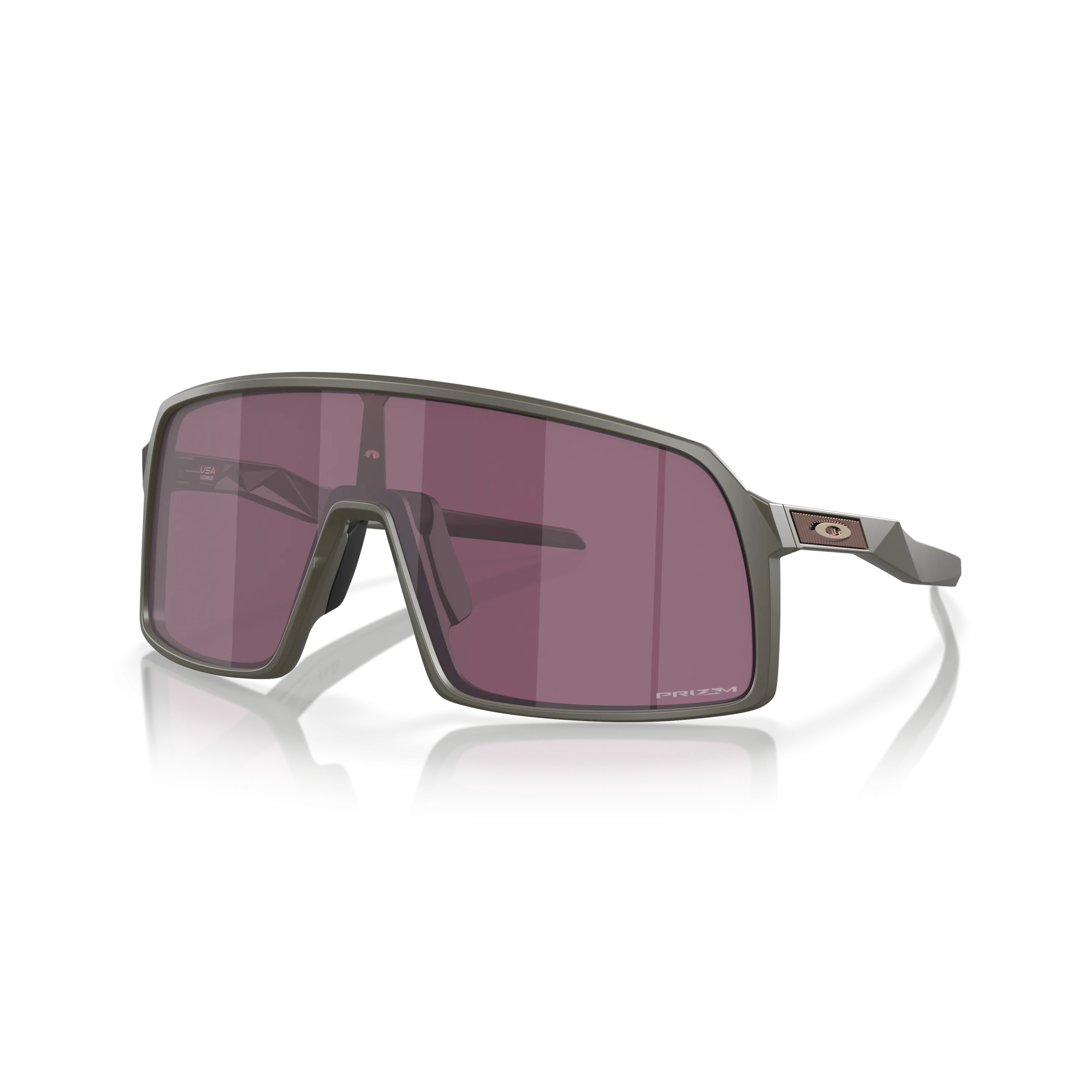 Oakley Sutro Prizm Road Black Lenses - Matte Olive Frame