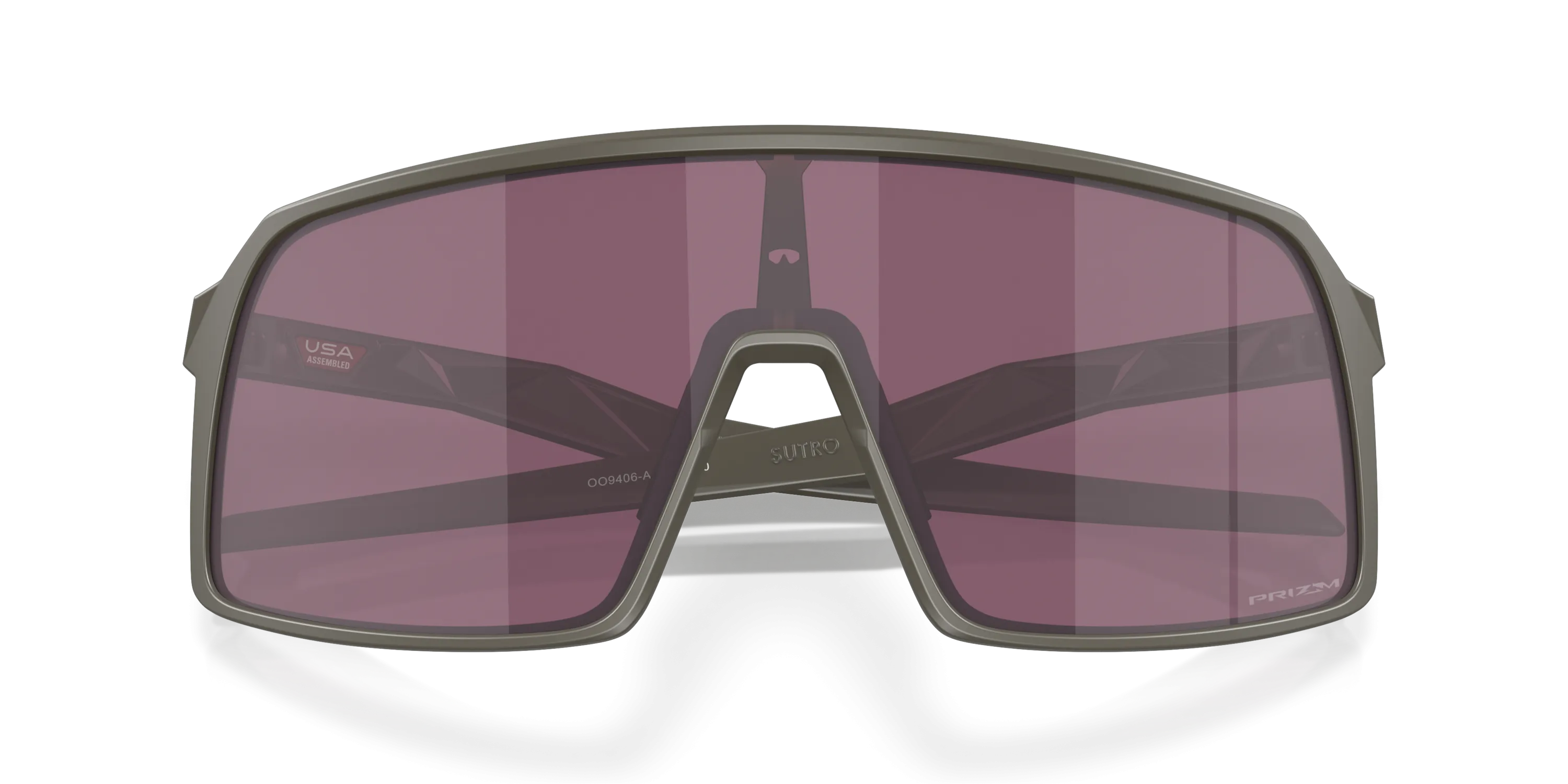 Oakley Sutro Prizm Road Black Lenses - Matte Olive Frame