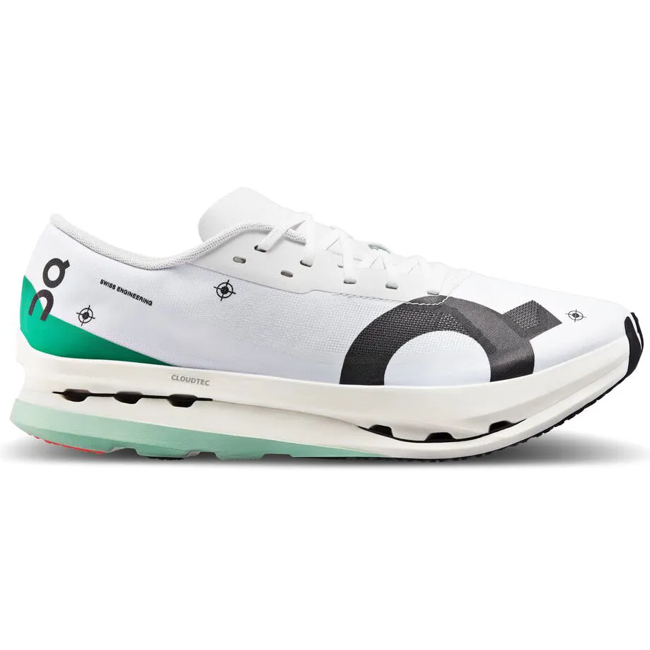 On Men's Cloudboom Echo 3 Undyed-White / Mint