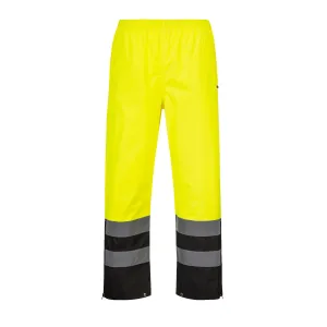 PORTWEST® Hi Vis Waterproof Contrast Pants - ANSI Class E - S587