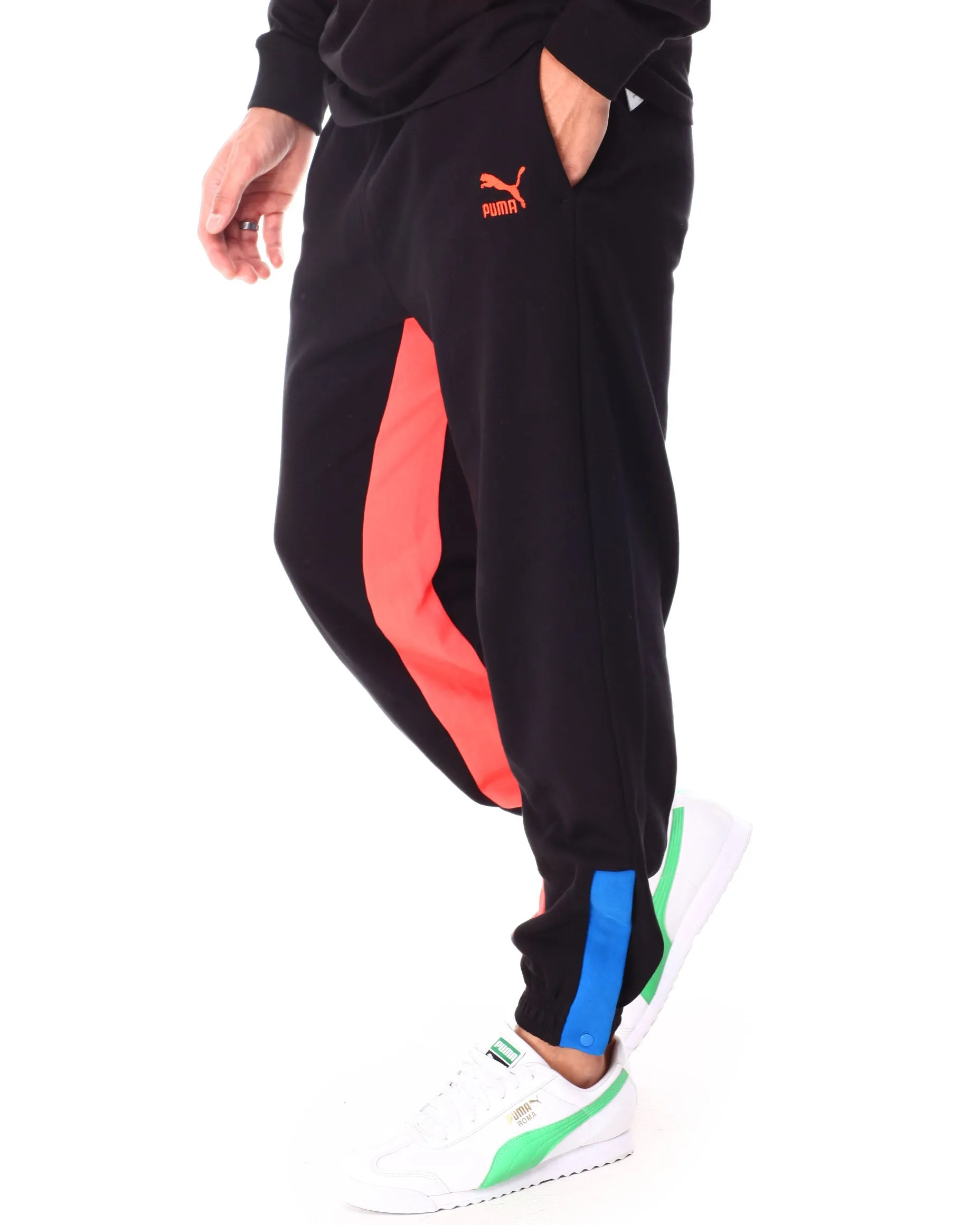 Puma Men's Retro Sci-Fi Color-Block Sweatpant