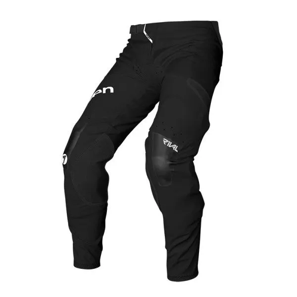 Seven MX 23.1 Rival Staple Motocross Kit (Black, UK Sizes - Jersey:L / Pants: 34)