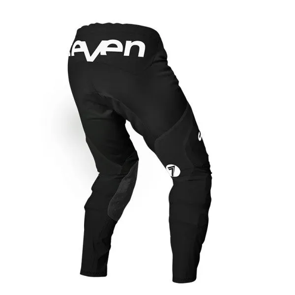 Seven MX 23.1 Rival Staple Motocross Kit (Black, UK Sizes - Jersey:L / Pants: 34)