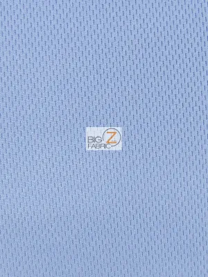 Sports Mesh Activewear Jersey Spandex Fabric / Sky Blue / Sold By The Yard