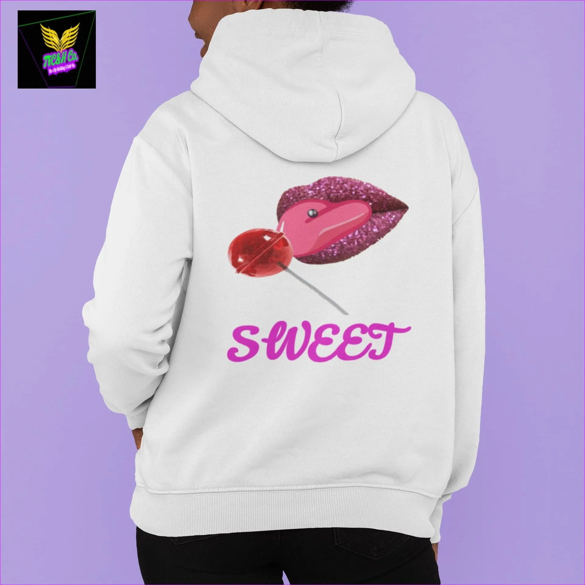 Sweet Clothing Women's Back Print Hoodie with Pocket