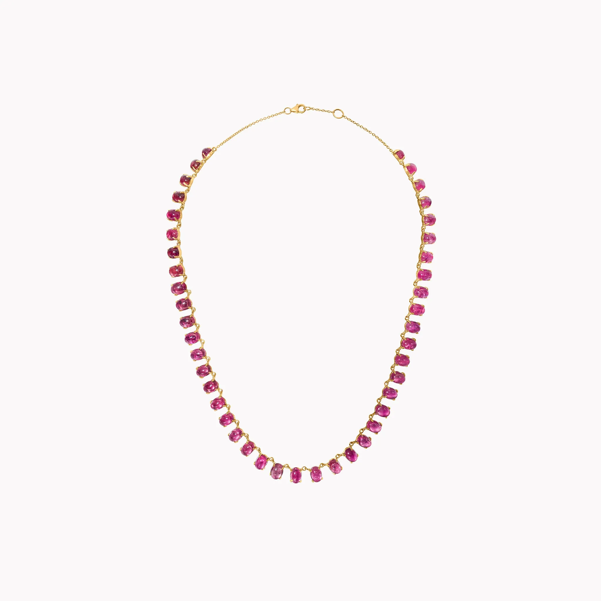 The Lena Pomegranate Tourmaline Necklace