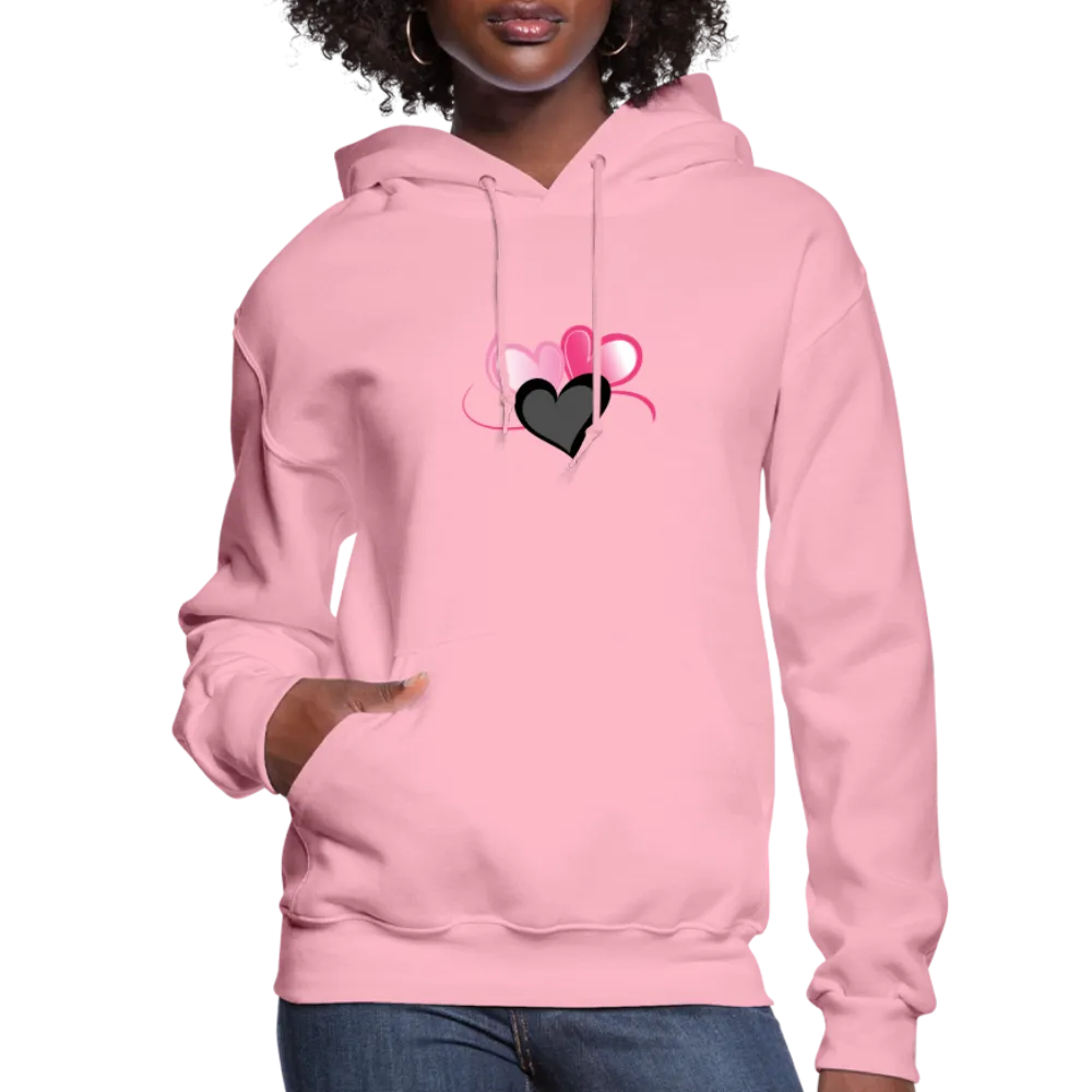 Three Heart Cord Women's Hoodie - Ships from The US