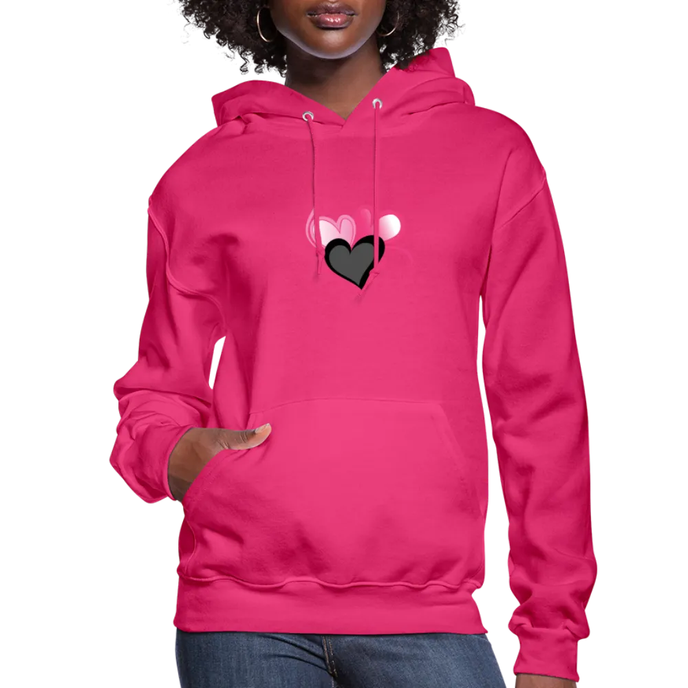 Three Heart Cord Women's Hoodie - Ships from The US